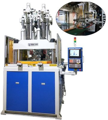 Máquina de moldagem por injecção de chave de fenda de duas cores com mesa rotativa