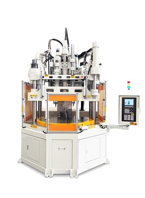 Máquina de moldagem por injecção de mesa rotativa vertical