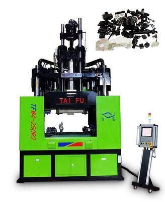 Máquina de moldagem por injecção vertical de acessórios para automóveis de 250 toneladas com mesa de trabalho baixa