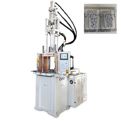 Máquina de moldagem por injecção vertical de plástico de alta velocidade de 55 toneladas utilizada para peças de motor