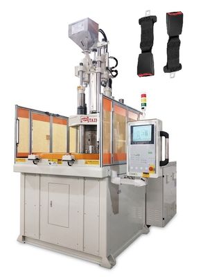 Máquina de fabricação de filamentos de cinto de segurança de 120 toneladas Máquina de injecção vertical rotativa