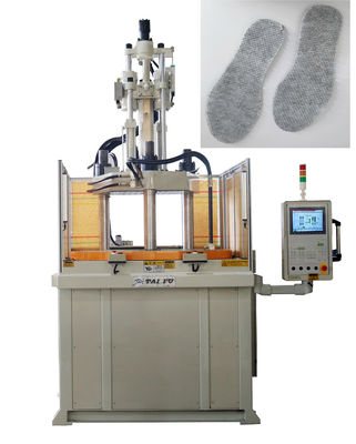 Máquina de moldagem por injecção vertical de PVC de alta precisão de 85 toneladas com mesa rotativa
