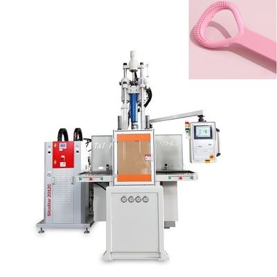 Máquina de moldagem por injecção vertical LSR de 85 toneladas para fabricação de cintos de fitness