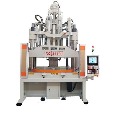 Máquina de moldagem por injecção rotativa vertical com banco de trabalho de 120 toneladas com certificado CE