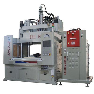 Máquina de moldagem por injecção rotativa vertical de silicone LSR de 160 toneladas
