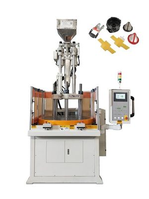 Máquina de moldagem por injecção rotativa vertical de 55 toneladas de alta eficiência para filtros