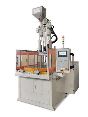 Máquina de moldagem por injecção rotativa vertical de 55 toneladas de alta eficiência para filtros