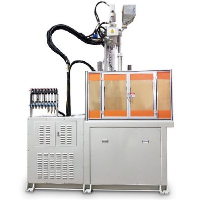 Máquina de moldagem por injecção de mesa rotativa vertical de 120 toneladas para conectores de cabos