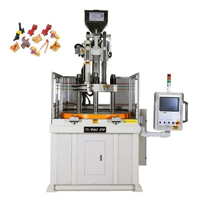 Máquina de moldagem por injecção vertical de peças de brinquedos de 85 toneladas com mesa giratória