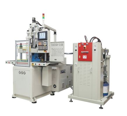 Máquina de moldagem por injecção de fita de silicone LSR de alta eficiência