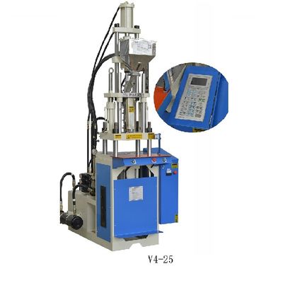 Máquina de moldagem por injecção de plástico vertical de 25 toneladas para cabos de fones de ouvido