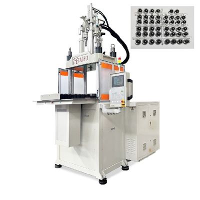 Acessórios para olhos de boneca fabricados por máquina de moldagem por injecção de um único slide vertical de 160 toneladas