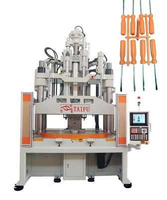 Máquina de moldagem por injecção vertical com tabela de trabalho baixa para parafusador
