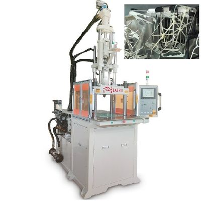 Máquina de moldagem por injecção vertical de alta precisão e alta velocidade para peças de telemóvel
