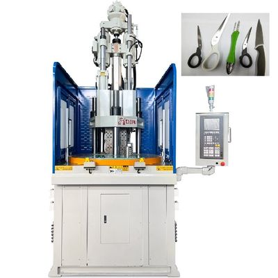 Máquina de moldagem por injecção de mesa rotativa vertical de 120 toneladas para alça de tesoura