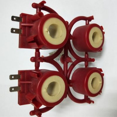 Máquina de moldagem por injecção de mesa rotativa vertical de 85 toneladas utilizada para conector RCA