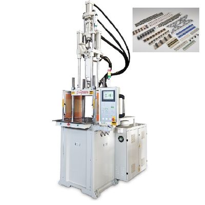 Máquina de moldagem por injecção de plástico vertical de alta precisão para diferentes conectores