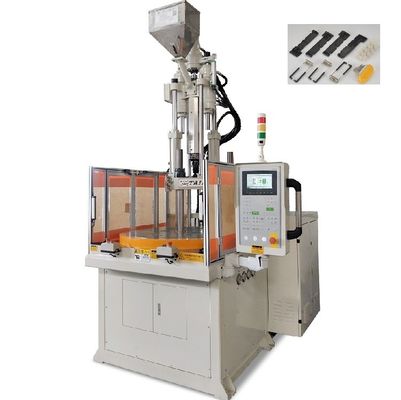 Máquina de moldagem por injecção de plástico rotativo vertical de 55 toneladas