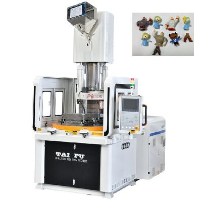 Máquina de moldagem por injecção para brinquedos de mesa de plástico rotativa vertical de 85 toneladas