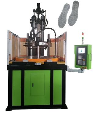 Máquina de moldagem por injecção de sola de calçado de mesa rotativa vertical 120 toneladas
