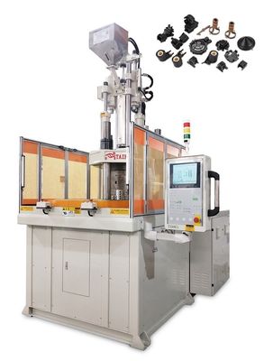 Máquina de moldagem por injecção de acessórios para automóveis de mesa rotativa vertical 160 toneladas