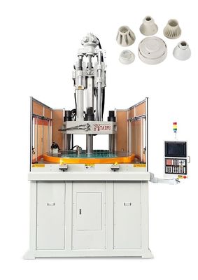 Máquina de moldagem por injecção de copos de lâmpadas LED verticais com mesa rotativa