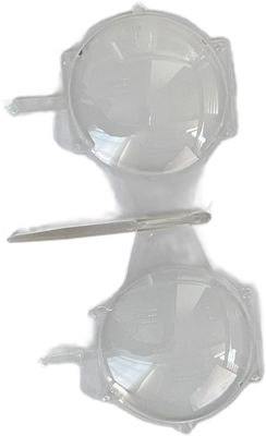 Máquina de moldagem por injecção vertical de alta precisão utilizada para cobertura de lentes de faróis de automóveis