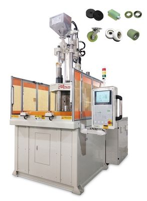 Máquina de moldagem por injecção com poleia de plástico de mesa rotativa vertical 160 toneladas