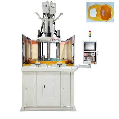 Máquina de moldagem por injecção vertical de duas cores de 120 toneladas utilizada para conchas de brinquedos de duas cores