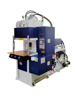 Máquina de moldagem por injecção vertical de 55 toneladas para cabo de alimentação de cor azul