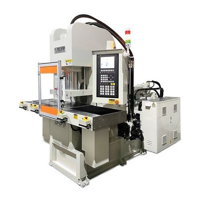 Máquina de moldagem por injecção vertical de cabo de 120 toneladas de potência com duplo deslizamento