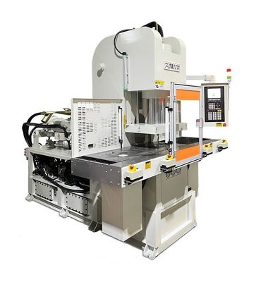 Máquina de moldagem por injecção vertical de cabo de 120 toneladas de potência com duplo deslizamento
