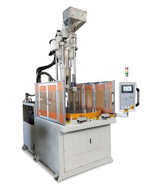 Máquina de moldagem por injecção vertical de PVC de 85 toneladas com mesa giratória