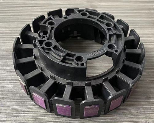 Máquina de moldagem por injecção vertical de mesa rotativa BMC com 120 toneladas utilizada para rotor do motor