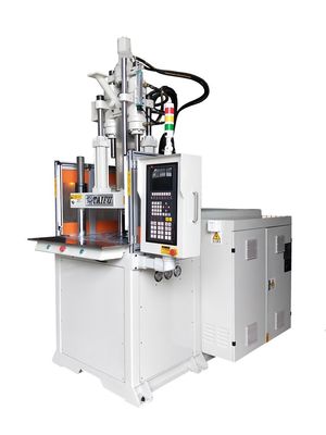Máquina de moldagem por injecção vertical padrão de 85 toneladas utilizada para vedação do cabo da porta