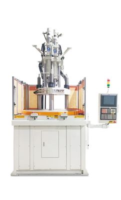 Máquina de moldagem por injecção vertical de duas cores de 120 toneladas utilizada para produtos de silicone para bebés