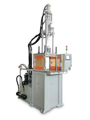 Eficiente e durável Máquina de moldagem por injecção vertical de plástico de 55 toneladas de alta velocidade utilizada para equipamentos de comunicação