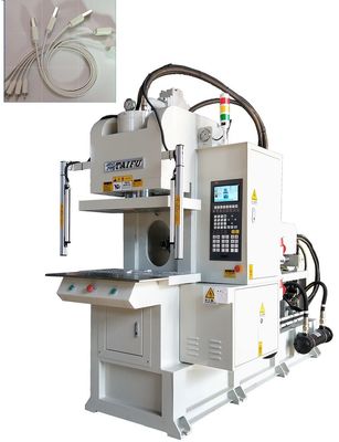 Máquina de moldagem por injecção de cabos de dados de alta eficiência de 55 toneladas com tipo C branco