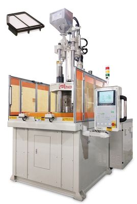 Máquina de injecção vertical rotativa de alta eficiência de 120 toneladas utilizada para a fabricação de filtros de ar/óleo