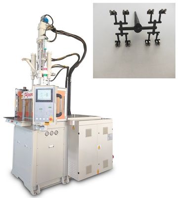 Máquina de moldagem por injecção vertical de alta velocidade de alta eficiência para acessórios de conectores