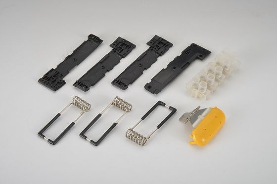 Máquina de moldagem por injecção vertical rotativa de 55 toneladas para porta de suporte de bandeja de cartão SIM