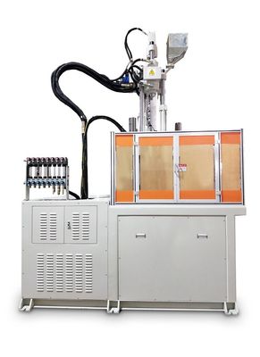 Máquina de moldagem por injecção vertical rotativa de alta eficiência de 120 toneladas