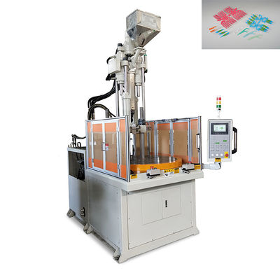 Máquina de moldagem por injecção de plástico rotativa vertical de 55 toneladas