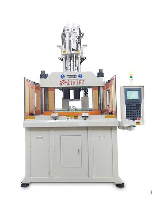 Máquina de moldagem por injecção vertical de duas cores de 120 toneladas utilizada para cortar frutas