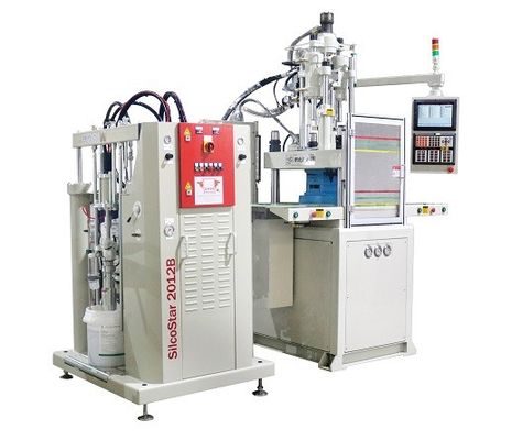 Máquina de moldagem por injecção vertical LSR de 85 toneladas para óculos de natação de silicone