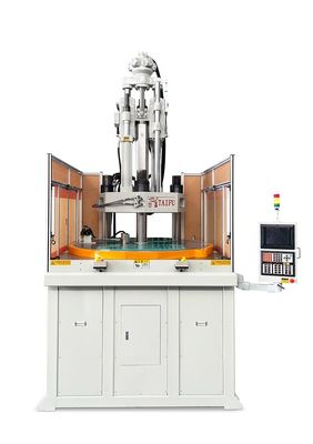 Máquina de moldagem por injecção vertical rotativa de alta eficiência de 200 toneladas para acessórios de ventilador