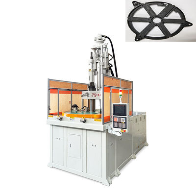 Máquina de moldagem por injecção vertical rotativa de alta eficiência de 200 toneladas para acessórios de ventilador