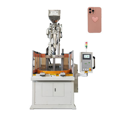 Máquina de moldagem por injecção de produtos plásticos verticais rotativos de 85 toneladas para caixa de telefone