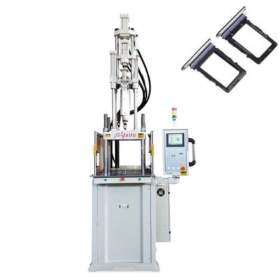 Máquina de moldagem por injecção vertical de alta velocidade de 55 toneladas para carrinho de cartão micro SD de telemóvel
