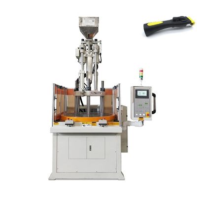 Máquina de moldagem por injecção vertical rotativa para alças de utensílios de cozinha